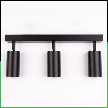 3x GU10 Stropní LED svítidlo, SPOT Reflektor Halogenová Úprava TABULA LUMILED