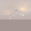 Stropní svítidlo Lustr Spider Pendant 2x E27 White Loop Crimson SL.1471 Sollux