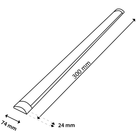LED panel Svítidlo pro povrchovou montáž Paprsek 30 cm 9W 4000K Neutrální barva