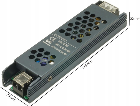 Modulární napájecí zdroj s konstantním napětím 60W 24V 2.5A DC SLIM