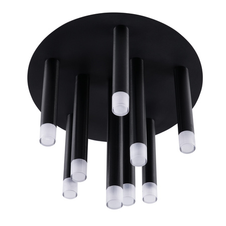 Stropní svítidlo pro povrchovou montáž 9x G9 Black Glam Sanico Goldlux