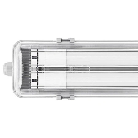 Ohnivzdorné svítidlo 120cm 2xT8 G13 IP65 + LED zářivky 18W 6500K Cold Masterled
