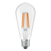 LED žárovka ST64 E27 5W = 75W 1055lm 4000lm Neutrální 330° vlákno CLASSIC ENERGETICKÁ ÚSPORNOST Osram