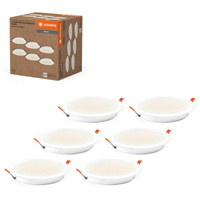 LED panelové bodové svítidlo 18W 1650lm 4000K Neutral Mesh White Essentials Downlight Ledvance