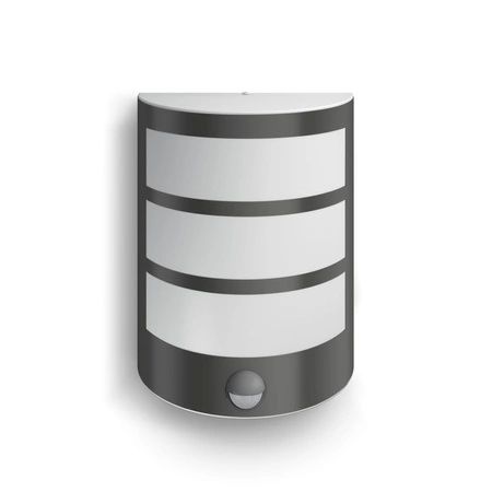 Zahradní lampa LED nástěnná lampa PYTHON IR myGarden 6W 2700K IP44 s pohybovým a soumrakovým senzorem černá PHILIPS