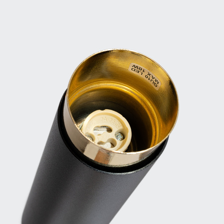 Stropní svítidlo Tuba Spot GU10 Black Gold Nero Bittersweet Shimmer SL pro povrchovou montáž.1411 Sollux