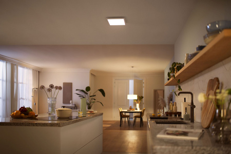 Panelová LED lampa pro povrchovou montáž TOUCH 12W 2700K 30cm stmívatelná bílá PHILIPS