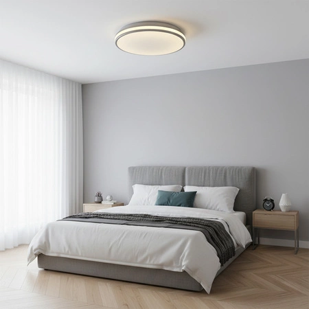 Stropní svítidlo ORBIT 30 LED stropní svítidlo 15W GOLDLUX (dříve Polux) NICKEL 1600lm 4000K