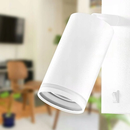 Nástěnné svítidlo GU10 RING s bílým vypínačem