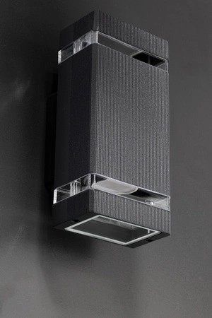 Zahradní nástěnná lampa nahoru a dolů, 2x GU10 IP54 VELA LUMILED