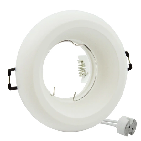 Helios GOLDLUX (Polux) sádrové podhledové svítidlo kruhové. matná bílá MR16