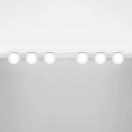 YOLI 6 6xG9 Bílé moderní stropní svítidlo SOLLUX