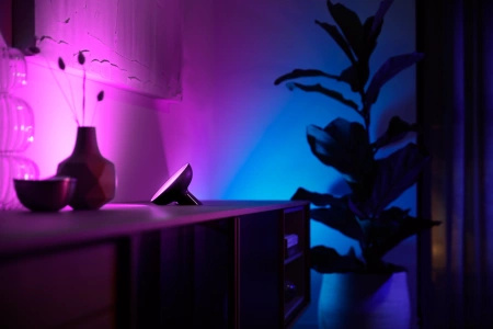 BLOOM LED stolní lampa černá EU/UK 6W CCT RGB PHILIPS HUE Bluetooth Zigbee