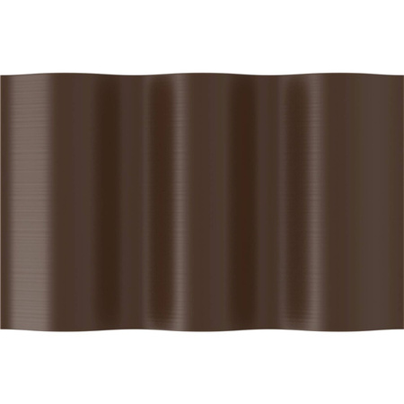 Vlnité flexibilní obruby trávníku 25 cm x 9 m hnědé CELLFAST