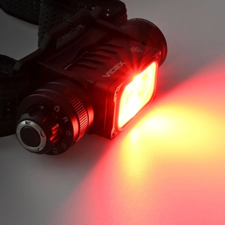 LED svítilna s hlavou 2 barvy světla 20W 2000lm 5000K černá IP67 Videx