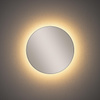 Nástěnné svítidlo LED 7W 30lm 3000K Warm Silver Modern RING MIRROR LED S 10276 Nowodvorski