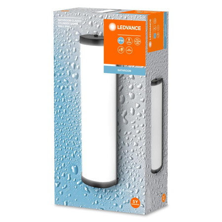 Plafond Koupelnové světlo Nástěnné svítidlo nad zrcadlem Stmívatelné E14 Černé koupelnové nástěnné svítidlo IP44 Ledvance