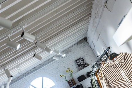 GU10 White Track Light Lampa pro třífázové koleje