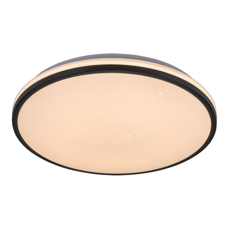 Plafond LED stropní světlo Koupelna Povrchová montáž 18W 1170lm 3000K Černá IP44 Moderní Slava 3054 Rabalux