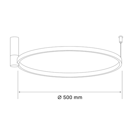 Stropní svítidlo LED 20W 2600lm 4000K neutrální zlatá NOEMI Sanico Goldlux