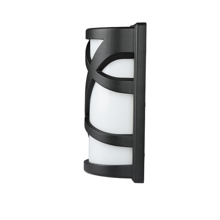 Zahradní lampa Elevation Nástěnná lampa E27 Mléčná Mosaic Černá Matné Stínidlo VT-745 V-TAC