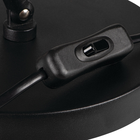 Stolní lampa na stůl Školní kancelářská noční lampa Nastavitelná E27 Černá Jusi Kanlux