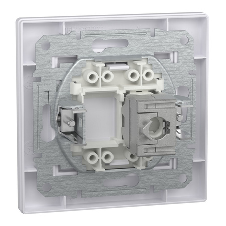 Počítačová zásuvka RJ45 Cat. 5e STP s rámem. bílá SCHNEIDER ASFORA