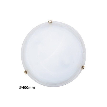 Plafond LED stropní svítidlo Povrchová montáž 2x E27 White Classic Alabastro Rabalux
