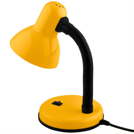 Stolní lampa Školní Noční E27, Nastavitelná Žlutá LUMILED