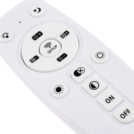 Plafon LED Stropní Koupelnová svítidlo 40W, IP44 CCT 3000K-6000K 38cm + Dálkový ovladač ORLANDO LUMILED