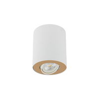 Stropní svítidlo SET 8896 Nowodvorski bílá a zlatá GU10 bodová trubice přisazená k povrchu moderní