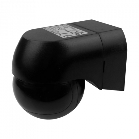 PIR senzor pohybu a soumraku IP44 pro povrchovou montáž černý 12m 180° CP Ecolight