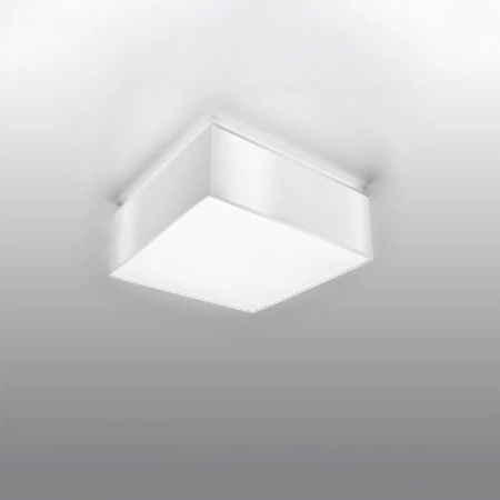 LED stropní svítidlo Plafond HORUS E27 Čtvercové svítidlo 25cm Bílé SOLLUX