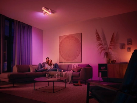 LED reflektorové stropní svítidlo 37,6 W 2960 lm IP20 bílé a barevné RGB + TW White Smart SMART Zigbee Bluetooth Centris Philips HUE