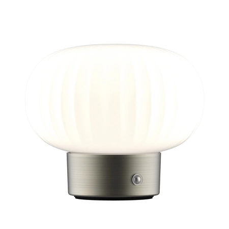 Stolní lampa LED 1,8W 150lm 2700K teplá bílá stříbrná stmívatelná Latte Sanico Goldlux