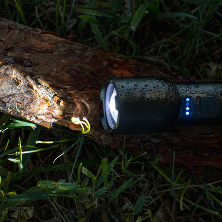 Dobíjecí LED svítilna Classic 20W 800lm ruční světlo silné ZOOM VA0180 VAYOX