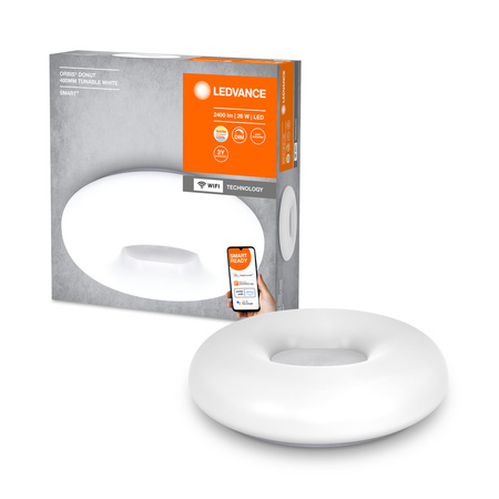 LED stropní svítidlo ORBIS Donut 24W 2500lm Teplá bílá-Studená bílá 40cm SMART+ WiFi LEDVANCE