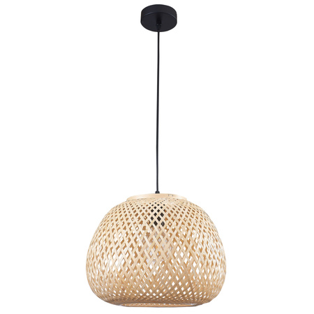 Stropní závěsné svítidlo E27 Beige BAMBOO NATURAL Sanico Goldlux