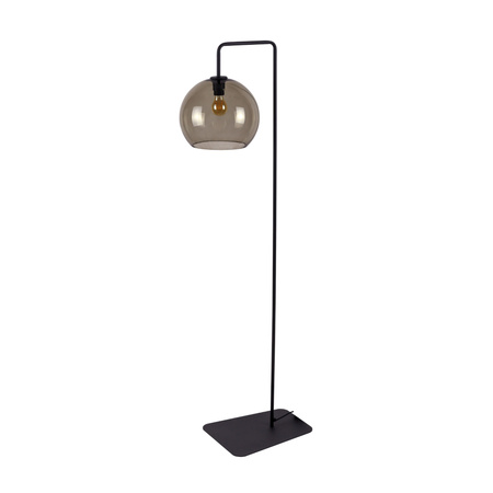 MONACO 8794 Nowodvorski Stojací lampa Černá E27 Ocel Kov+Sklo Vintage