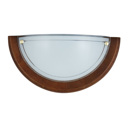 Nástěnné poloprofilové svítidlo LED E27 hnědé Classic Ufo 5407 Rabalux