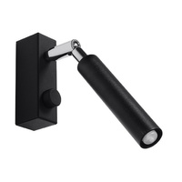 Nástěnné svítidlo EYETECH 1 G9 Reflector Movable Moderní černá SOLLUX