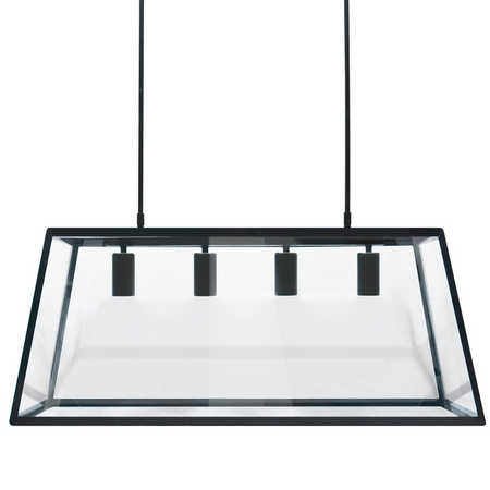 IL MIO FINLAND Lustrová závěsná stropní lampa 4xE27 Černá - GOLDLUX (Polux)