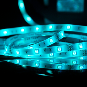 LED pásek 14W RGB 150LED SMD IP65 5m + ovladač + zdroj