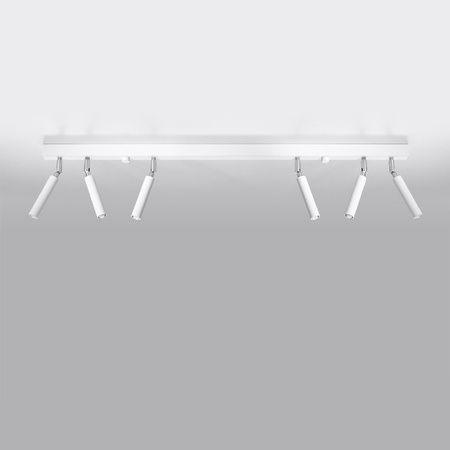 EYETECH stropní svítidlo 6xG9 Reflektor Halogenové svítidlo Pohyblivé 100cm Bílé SOLLUX