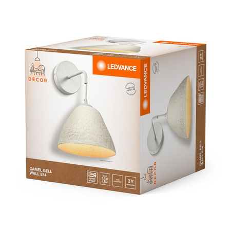 Dekorativní nástěnné svítidlo Nástěnná povrchová montáž E14 bílá Dekor Ledvance