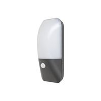 LED zahradní nástěnné svítidlo ECUADOR 10W 4000K IP54 s pohybovým senzorem bílá antracitová RABALUX