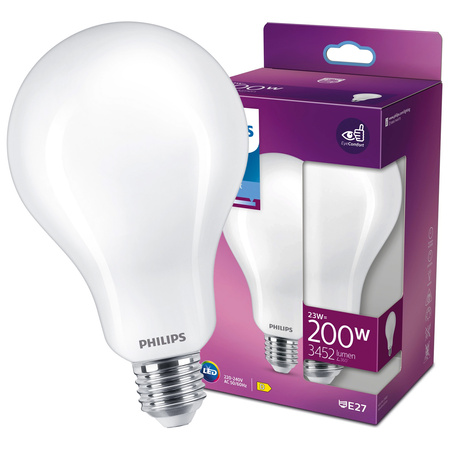 LED žárovka E27 A95 23W = 200W 3452lm 6500K studená bílá PHILIPS