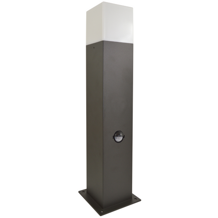 LED zahradní lampa E27 NEW YORK TUBA Stožár 44cm se senzorem - GOLDLUX (Polux)