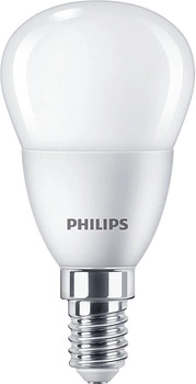 LED kulová žárovka E14 P45 4.9W = 40W 470lm 4000K Neutrální bila PHILIPS