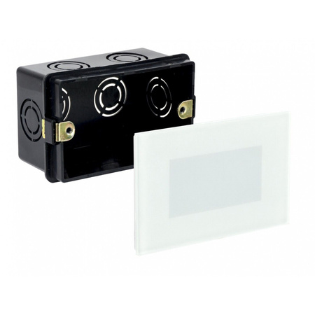 Venkovní LED fasádní svítidlo zapuštěné schodišťové svítidlo 2.5W 4000K IP65 Su-Ma